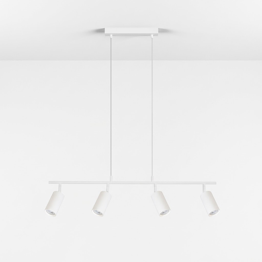 Brilagi - Hanglamp SELE aan kabel 4xGU10/30W/230V, wit