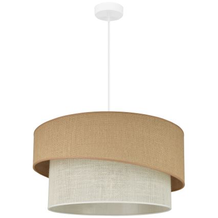 Brilagi - Hanglamp aan kabel SHINE 1xE27/15W/230V Ø 50 cm beige/crème