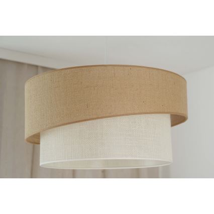 Brilagi - Hanglamp aan kabel SHINE 1xE27/15W/230V Ø 50 cm beige/crème