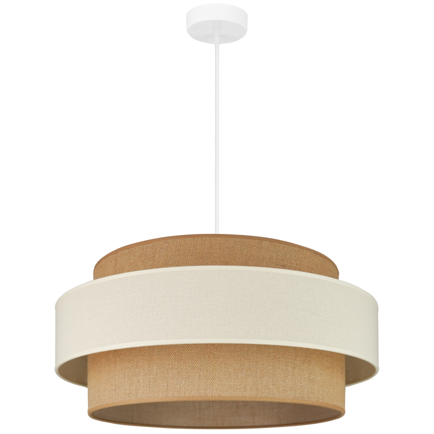 Brilagi - Hanglamp aan kabel SPACE LIGHT 1xE27/15W/230V Ø 50 cm beige/crème