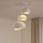 Brilagi - Hanglamp WABI SABI met kabel 3xE27/40W/230V Ø 76 cm wit