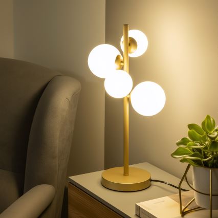 BRILAGI - Vervangingsglas voor kroonluchter, wandarmatuur en lamp MISTEL, MILLA Ø 15 cm wit