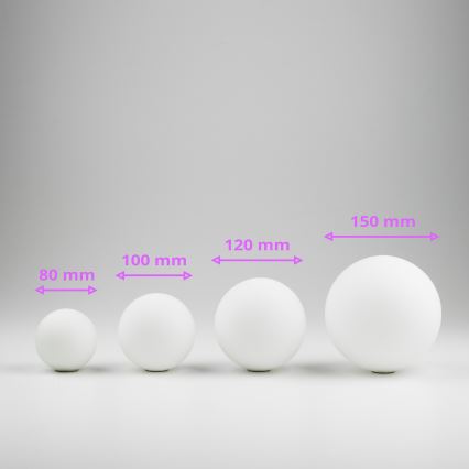 BRILAGI - Vervangingsglas voor kroonluchter, wandarmatuur en lamp MISTEL, MILLA Ø 15 cm wit