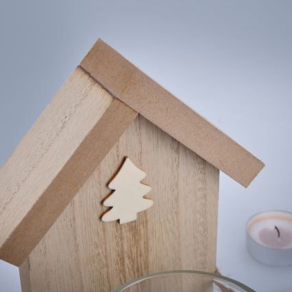 Brilagi - Houten theelichtkaarshouder