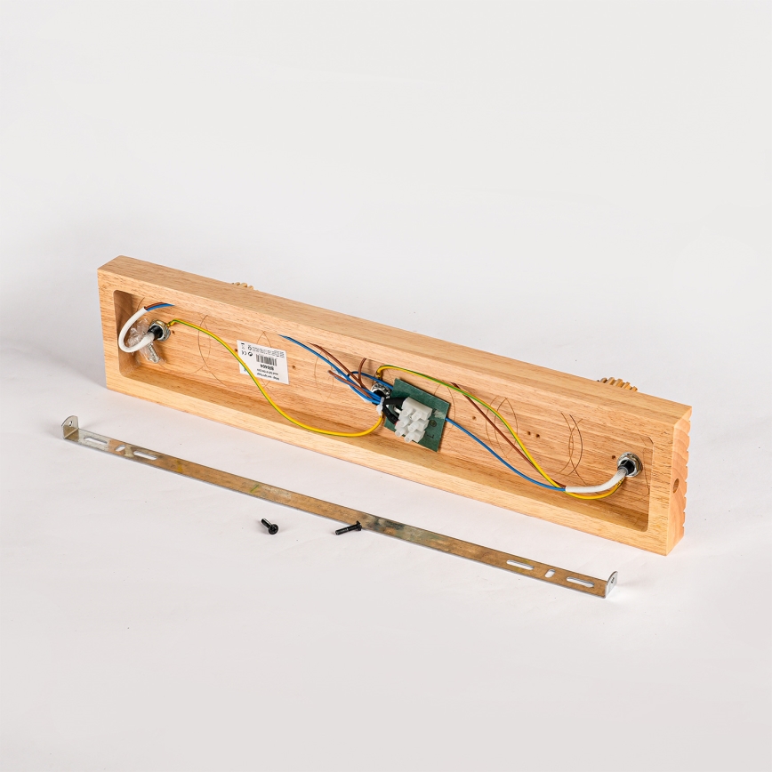 Brilagi - HYGGE spotlamp 3xE14/15W/230V hout/gerookt