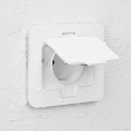 Brilagi - Inbouw vloercontactdoos voor buiten IP55 wit rechthoekig
