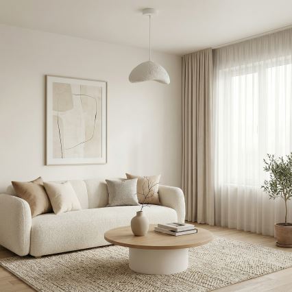 Brilagi - Kabelhanglamp WABI SABI 1xE27/40W/230V Ø 33 cm wit