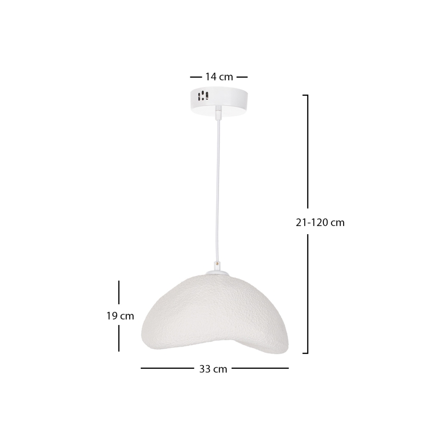 Brilagi - Kabelhanglamp WABI SABI 1xE27/40W/230V Ø 33 cm wit
