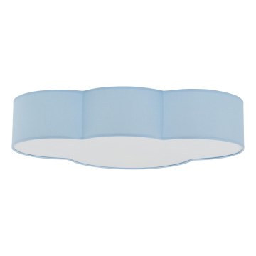 Brilagi - Kinderplafondlamp NIMBUS 4xE27/15W/230V blauw