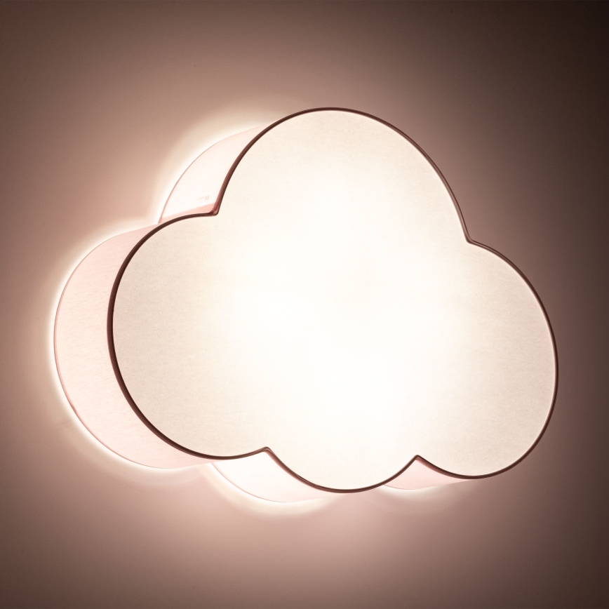 Brilagi - Kinderplafondlamp NIMBUS 4xE27/15W/230V roze
