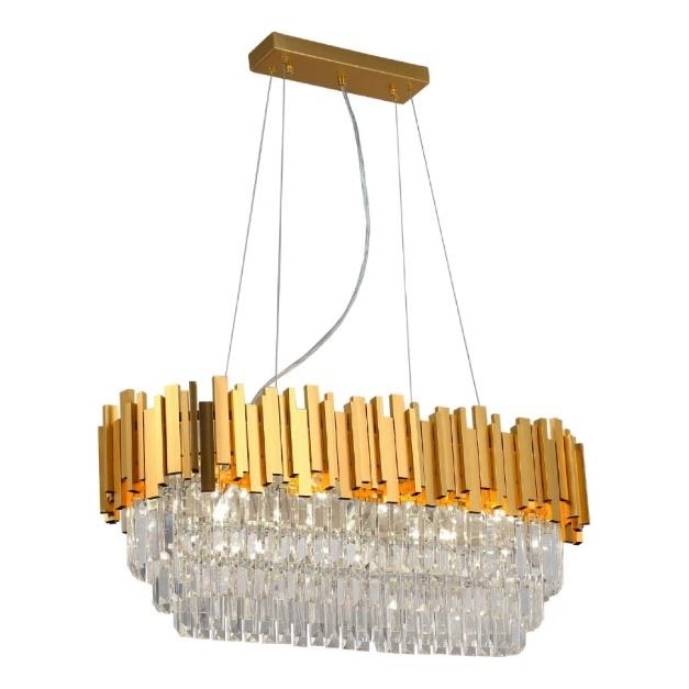 Brilagi - Kroonluchter aan kabel PLAZA 10xE14/40W/230V