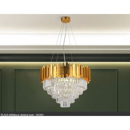 Brilagi - Kroonluchter aan kabel PLAZA 9xE14/40W/230V