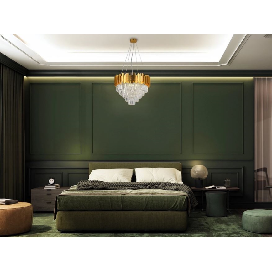 Brilagi - Kroonluchter aan kabel PLAZA 9xE14/40W/230V