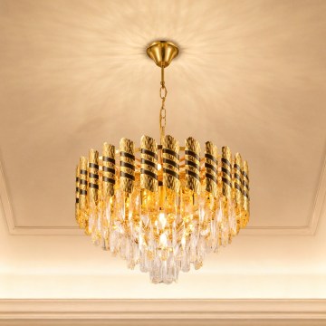 Brilagi - Kroonluchter aan ketting CRISTAL 5xE14/40W/230V Ø 38 cm