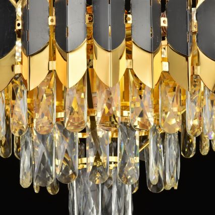 Brilagi - Kroonluchter aan ketting CRISTAL, 5×E14 (max. 40 W), 230 V, Ø 38 cm