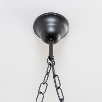 Brilagi - Kroonluchter aan ketting QUEEN 2xE14/40W/230V beuk/wenge