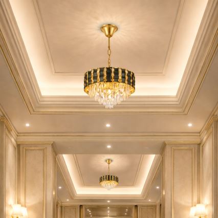 Brilagi - Kroonluchter met ketting CRISTAL 5xE14/40W/230V Ø 38 cm