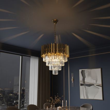 Brilagi - Kroonluchter met ketting CRISTAL 5xE14/40W/230V Ø 45 cm