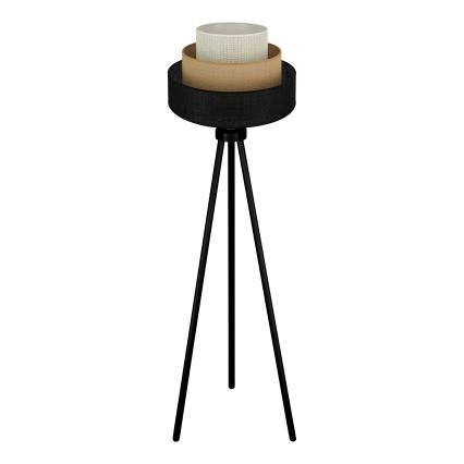 Brilagi - Lampadaire ASPEN LUNETA 1xE27/15W/230V noir/beige/crème
