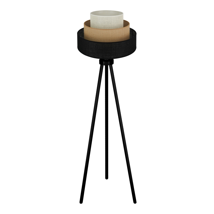 Brilagi - Lampadaire ASPEN LUNETA 1xE27/15W/230V noir/beige/crème