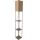 Brilagi - Lampadaire avec étagères GRADUS 1xE27/40W/230V gris/beige