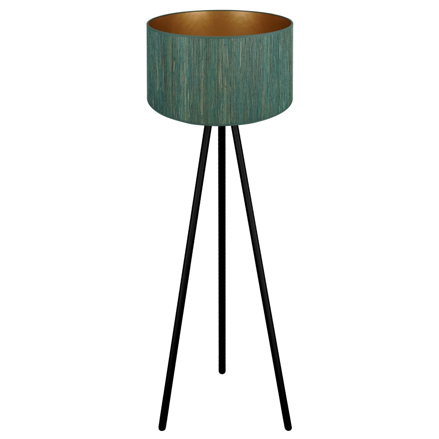 Brilagi - Lampadaire BOSTON ROLLER 1xE27/15W/230V paille vert/doré