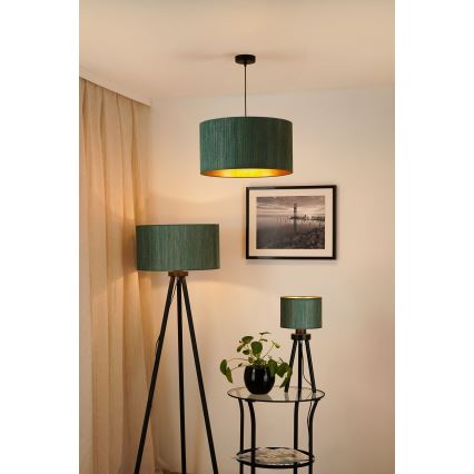 Brilagi - Lampadaire BOSTON ROLLER 1xE27/15W/230V paille vert/doré