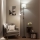 Brilagi - Lampadaire CERIA 1xE27/100W/230V + 1xE14/25W noir/gris