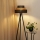Brilagi - Lampadaire DAKOTA LUNETA 1xE27/15W/230V noir/rotin