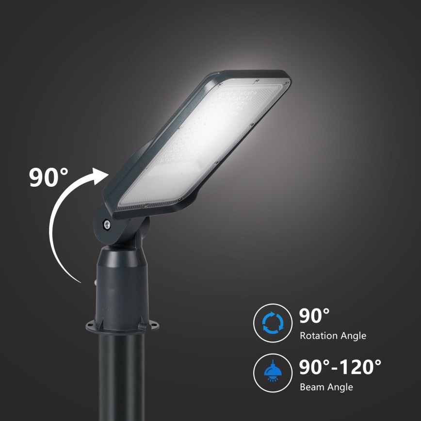 Brilagi - Lampadaire de rue LED URBANLIGHT LED/50W/230V anthracite IP65