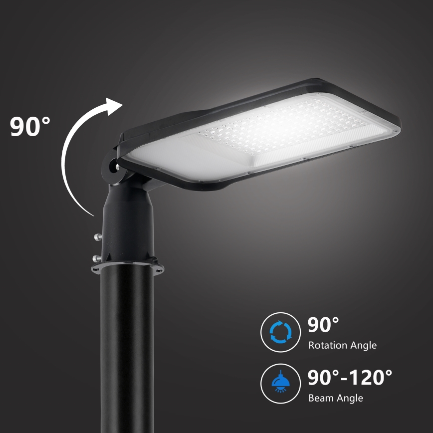 Brilagi - Lampadaire d'extérieur LED URBANLIGHT 100W/230V noir IP65