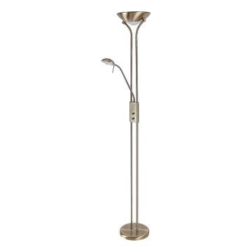 Brilagi - Lampadaire dimmable SCARLETT 1xR7s/230W/230V + 1xG9/40W bronze