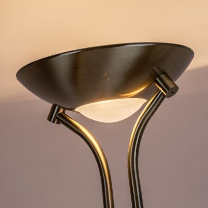 Brilagi - Lampadaire dimmable SCARLETT 1xR7s/230W/230V + 1xG9/40W bronze