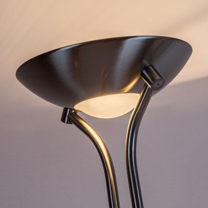 Brilagi - Lampadaire dimmable SCARLETT 1xR7s/230W/230V + 1xG9/40W chrome mat