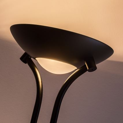 Brilagi - Lampadaire dimmable SCARLETT 1xR7s/230W/230V + 1xG9/40W noir
