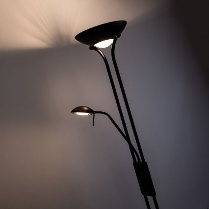 Brilagi - Lampadaire dimmable SCARLETT 1xR7s/230W/230V + 1xG9/40W noir