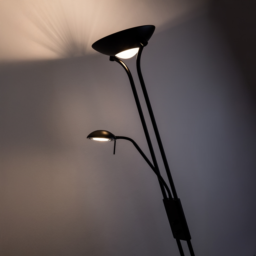 Brilagi - Lampadaire dimmable SCARLETT 1xR7s/230W/230V + 1xG9/40W noir
