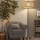 Brilagi - Lampadaire LED CERIA 1xE27/20W/230V Ø 50 cm beige/doré
