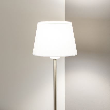 Brilagi - Lampadaire LED CERIA 1xE27/40W/230V Ø 20,5 cm blanc/chrome mat
