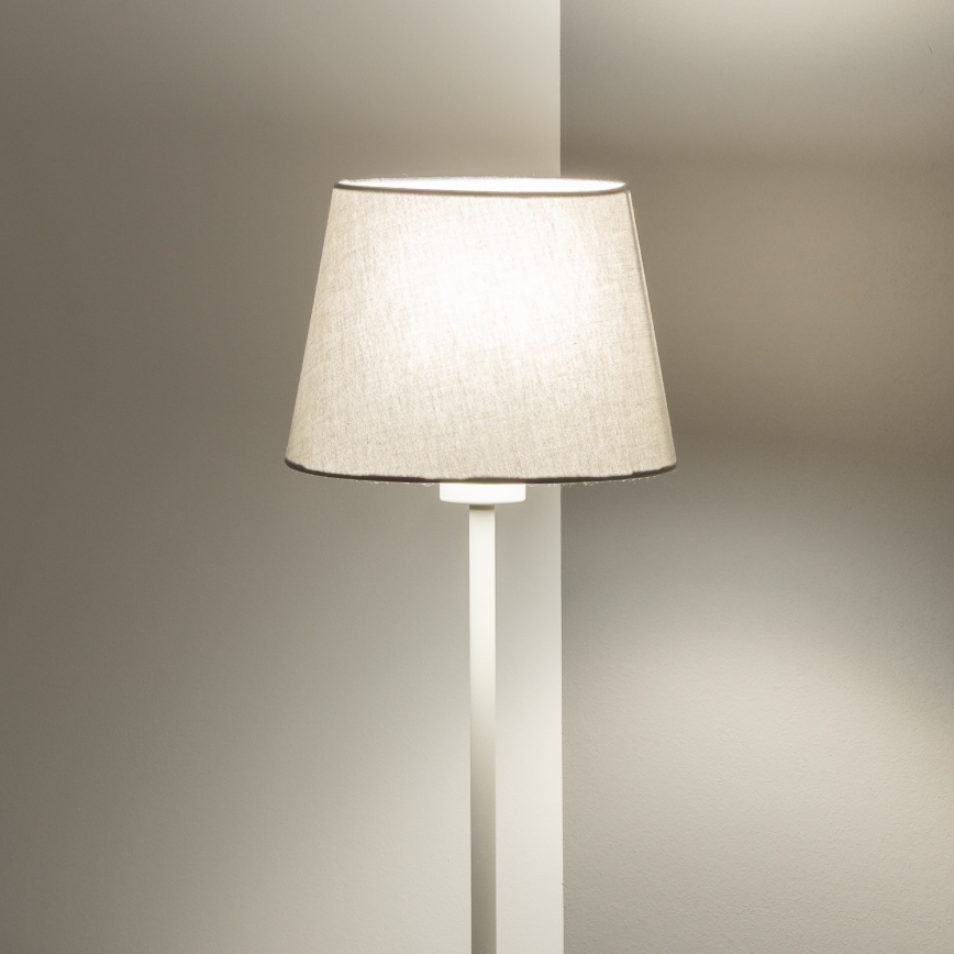 Brilagi - Lampadaire LED CERIA 1xE27/40W/230V Ø 20,5 cm gris/blanc