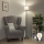 Brilagi - Lampadaire LED CERIA 1xE27/40W/230V Ø 25 cm gris/chrome mat