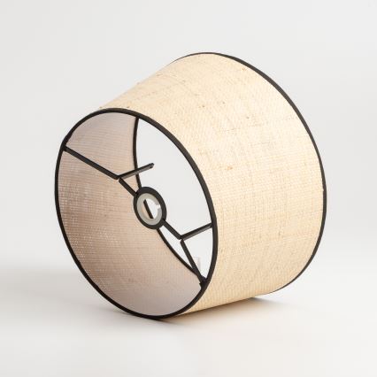 Brilagi - Lampadaire LED CERIA 1xE27/40W/230V, Ø 35 cm, beige/chrome mat