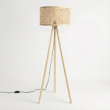 Brilagi - Lampadaire LED CERIA 1xE27/60W/230V Ø 40 cm beige