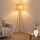 Brilagi - Lampadaire LED CERIA 1xE27/60W/230V Ø 40 cm beige