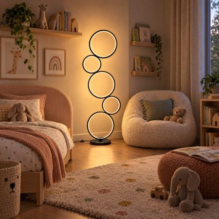 BRILAGI - lampadaire LED ECHO LED/36W/230V 4000K 110 cm noir