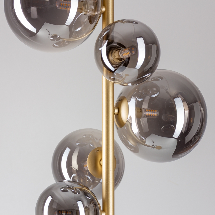 BRILAGI - Lampadaire LED MILLA 7xG9/3W/230V doré/fumé