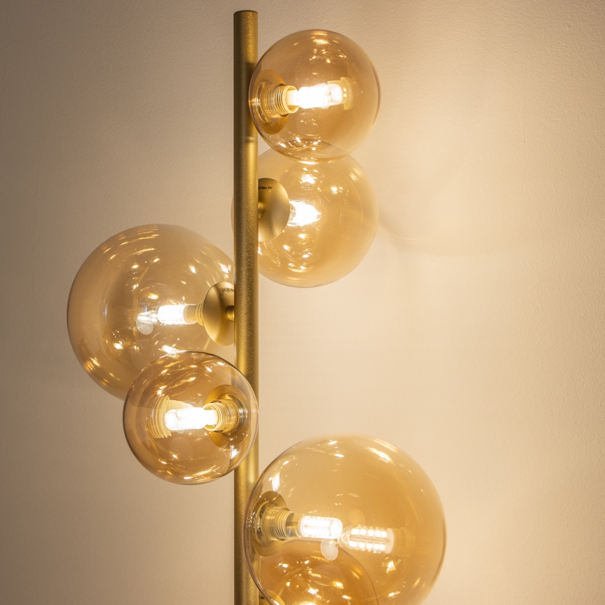 Brilagi - Lampadaire LED MILLA 7xG9/3W/230V doré