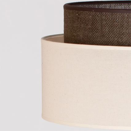 Brilagi - Lampadaire LED Style Boho 1xE27/15W/230V crème/marron