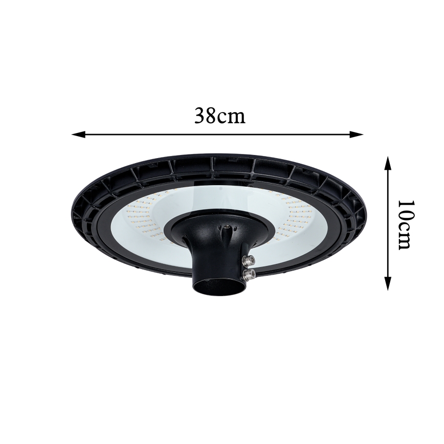 Brilagi - Lampadaire LED sur mât de 4 m URBANSPARK LED/120W/230V noir IP65