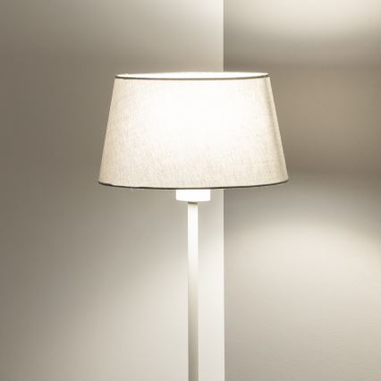 Brilagi - Lampadaire LED sur pied CERIA 1xE27/40W/230V Ø 25 cm gris/blanc